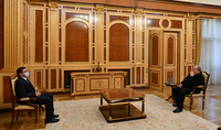 Президент Армен Саркисян встретился с представителем руководящего органа партии «Во имя Республики» Арманом Бабаджаняном