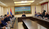 Every Armenian should think about Armenia as their home. President Armen Sarkissian met with a group of representatives of the Armenian community in Russia