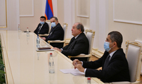 Friends' support is important for Armenia - President Sarkissian  received Italian Deputy Secretary of State for Foreign Affairs and International Cooperation Manlio Di Stefano