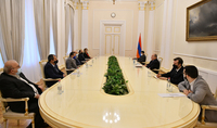 President Armen Sarkissian continues to meet with political forces