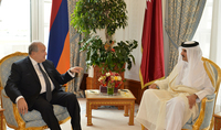 President Armen Sarkissian congratulated the Emir of Qatar on the National Day of the Country