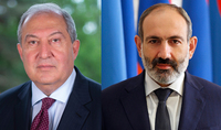 Состоялась встреча Президента Армена Саркисяна и Премьер-министра Никола Пашиняна