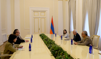 Президент Ваагн Хачатурян принял Директора европейского регионального офиса ВОЗ Ханса Клюге
