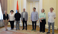 Президент Ваагн Хачатурян принял представителей ПЕН центра