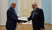 The newly appointed Ambassador of Israel presented his credentials to President Vahagn Khachaturyan