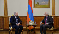 President Vahagn Khachaturyan received the Central Bank Governor Martin Galstyan