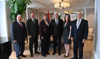 Le président Vahagn Khatchatourian a reçu les représentants du Comité du Parti libéral démocrate arménien Ramgavar