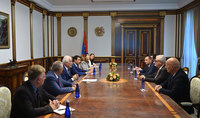 President Vahagn Khachaturyan received the delegation headed by the Military Attorney General of Italy at the Court of Cassation, Maurizio Block