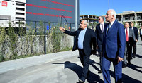 Le président Vahagn Khatchatourian a visité la Cité du génie civil en Arménie et l'entreprise GNC-ALFA CJSC