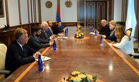 President Vahagn Khachaturyan received the delegation of the Friends of Armenia Network