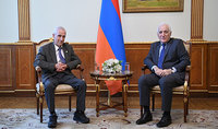 President Vahagn Khachaturyan received Hakob Panosyan, the founding President of the ARPA Institute, the foreign member of the National Academy of Sciences of Armenia