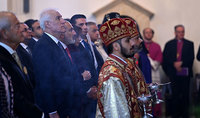 President Vahagn Khachaturyan attended the solemn ceremony of reconsecration of the Mother Cathedral