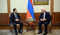 President Vahagn Khachaturyan received Levon Ohanesyan, Director General of the "Investment" Support Center Foundation