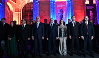 
Le président Vahagn Khatchatourian a assisté à l'inauguration de l'exposition internationale Déité mère : d'Anahit à Mariam au musée d'histoire d'Arménie