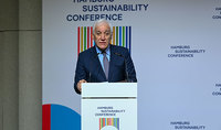 President Vahagn Khachaturyan delivered a speech at the Hamburg Sustainability Conference