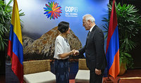 The President of the Republic met with the President of the COP16 Conference, Susana Muhamad