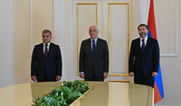 A swearing-in ceremony of Judges took place at the Presidential residence of the Republic