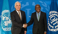 President Vahagn Khachaturyan met with the Director-General of the International Labour Organization (ILO), Gilbert Houngbo