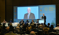 Le président de la République Vahagn Khatchatourian a participé à la cérémonie d'ouverture du Forum Crans Montana