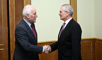 President Vahagn Khachaturyan received the Ambassador of Romania to Armenia, Cornel Ionescu