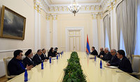 President Vahagn Khachaturyan received the delegation headed by Ara Shahverdyan, head of the Iran-Armenia Friendship Group