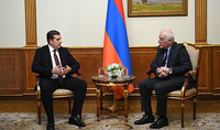 President Vahagn Khachaturyan received the Chairman of the Supreme Judicial Council, Artur Atabekyan