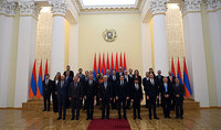 
President Vahagn Khachaturyan held a meeting with the ambassadors of EU member states accredited in Armenia