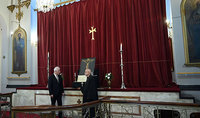 President Vahagn Khachaturyan visited St. Nerses Shnorhali Church in Montevideo