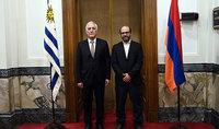 President Vahagn Khachaturyan met with the President of Uruguay’s House of Representatives, Sebastián Valdomir