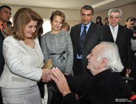 First Lady Rita Sargsyan visited the retirement home in Gyumri