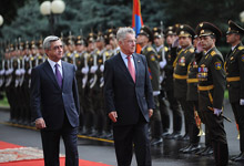 В резиденции Президента состоялась церемония прощания с Президентом Австрийской Республики Хайнцом Фишером