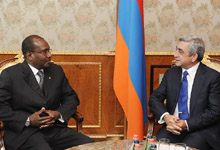 President Serzh Sargsyan received the Secretary-General of the International Telecommunication Union (ITU) Hamadoun Touré 