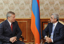 President Serzh Sargsyan received the Secretary General of the Collective Security Treaty Organization Nikolay Bordzyuzha 