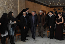 President Serzh Sargsyan met in Dilijan with the representatives of the RA Creative Unions