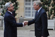 President Serzh Sargsyan met with the Prime Minister of France Jean-Marc Ayrault