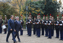 President Sargsyan met with the President of the French Senate Jean-Pierre Bel