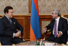 President Serzh Sargsyan received the USSR People’s Artist Iosif Kobzon