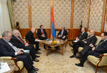 President Serzh Sargsyan received the Co-Chairs of the OSCE Minsk Group