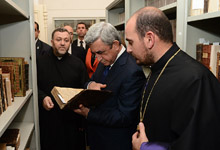 Serzh Sargsyan visited the Armenian spiritual and cultural complex in Zmmara