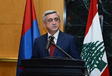 President Serzh Sargsyan met with the representatives of the Armenian community of Lebanon