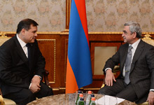 President Serzh Sargsyan received the Ambassador of Turkmenistan to Armenia Ata Serdarov