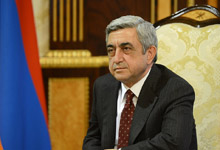 ՌԴ նախագահ Վլ. Պուտինը շնորհավորել է ՀՀ նորընտիր նախագահ Սերժ Սարգսյանին