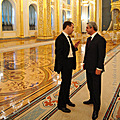 Presidents Serzh Sargsyan and Dmitry Medvedev in Kremlin in the framework of the RA President’s state visit to the Russian Federation-24.10.2011