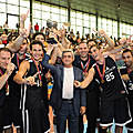 President Serzh Sargsyan at the Yerevan Mika stadium at the finals of the men’s basketball tournament conducted in the framework of the 5th Pan-Armenian Games-21.08.2011