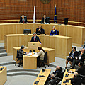 President Serzh Sargsyan speaks at the House of Representatives of Cyprus-17.01.2011