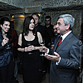 President Serzh Sargsyan at the concert of the world famous Spanish opera singer Placido Domingo-03.12.2010
