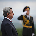 The official welcoming ceremony of the Armenian President, which took place at the Presidential Residence of Ukraine-01.07.2011