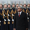 Official ceremony of welcoming President Serzh Sargsyan during his state visit to the Russian Federation-23.10.2011