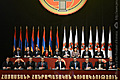 President Serzh Sargsyan, Chairman of the Republican Party of Armenia speaks at the 14th Extraordinary Convention of the Party