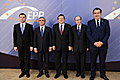 Serzh Sargsyan and President of the EPP W. Martens, President of the EC J. M. Barroso, President of Georgia M. Sahakashvili and Prime Minister of Moldova V. Filat participated at the Yerevan Summit of the leaders of the EPP Eastern Partnership states